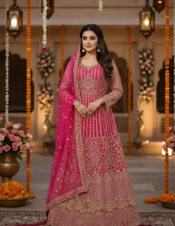 Vivid Celebration Semi Material Gown