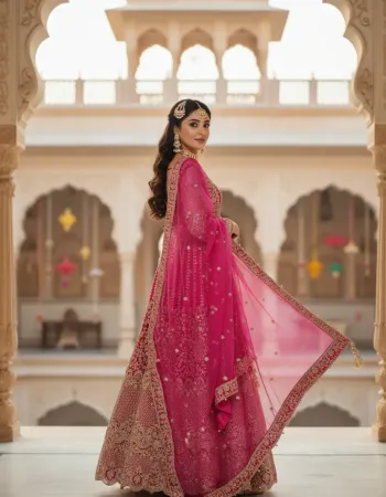 Vivid Celebration Semi Material Gown