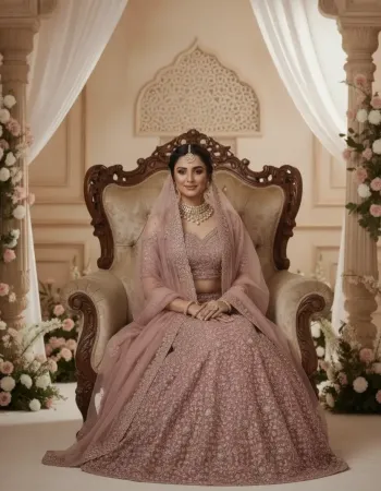 Soft Net Bridal Lehenga