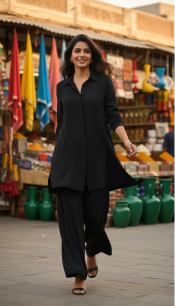 Oversized Top & Trouser Casual Co-ords