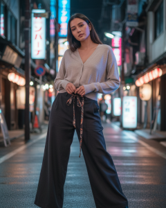 Soto Black Yala Pants - Organic Jean