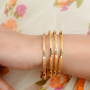 Sushmita Set Of 4 Gold-Plated Bangles