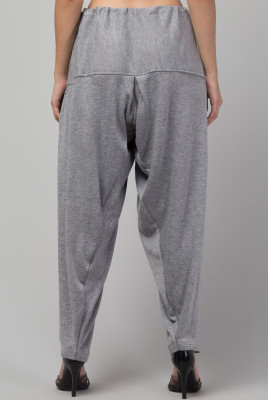 Women Grey Solid Formal Contemporary Fit Leggins